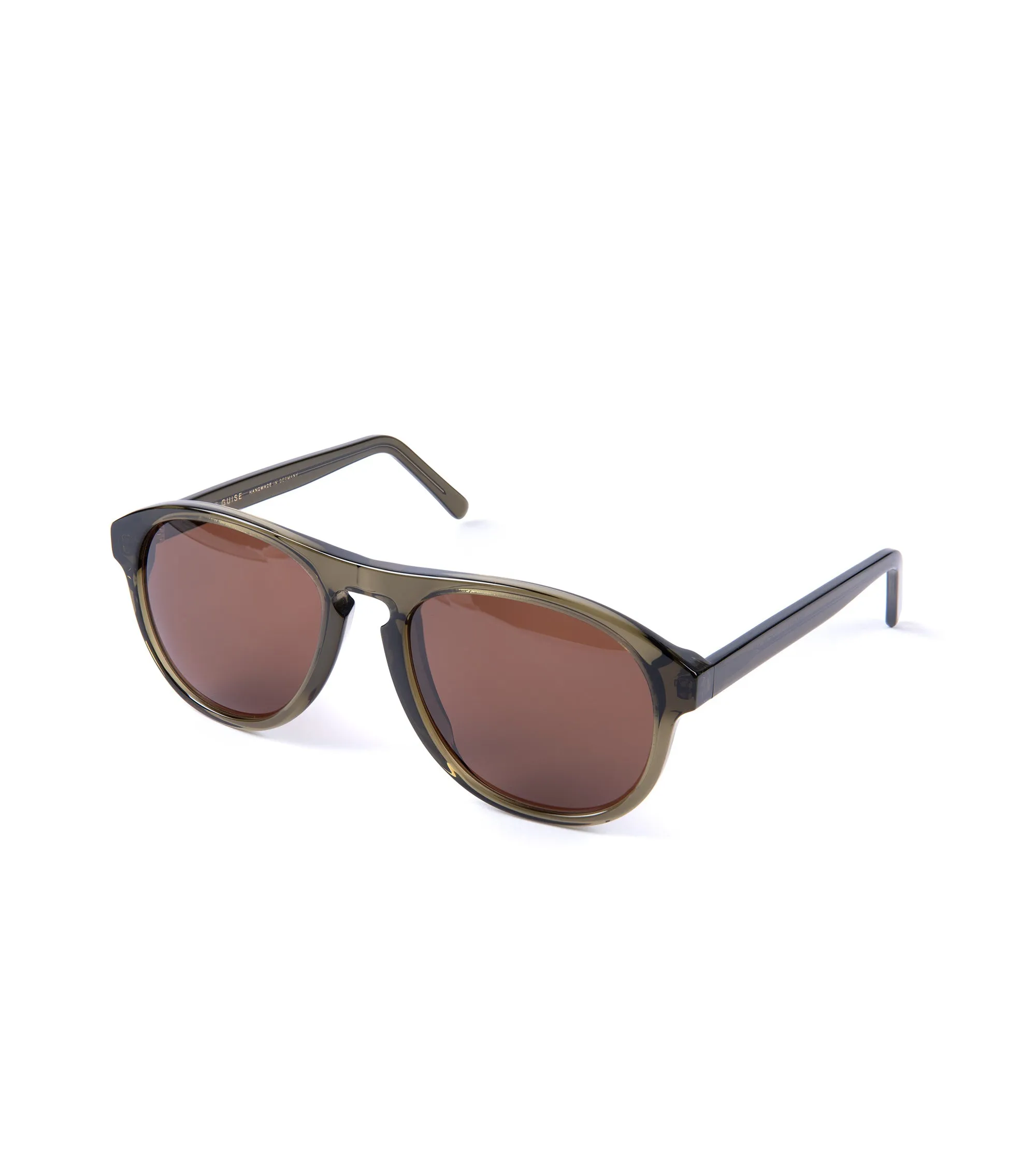A Kind of Guise Bogota Sunglasses: Olive Night/Brown