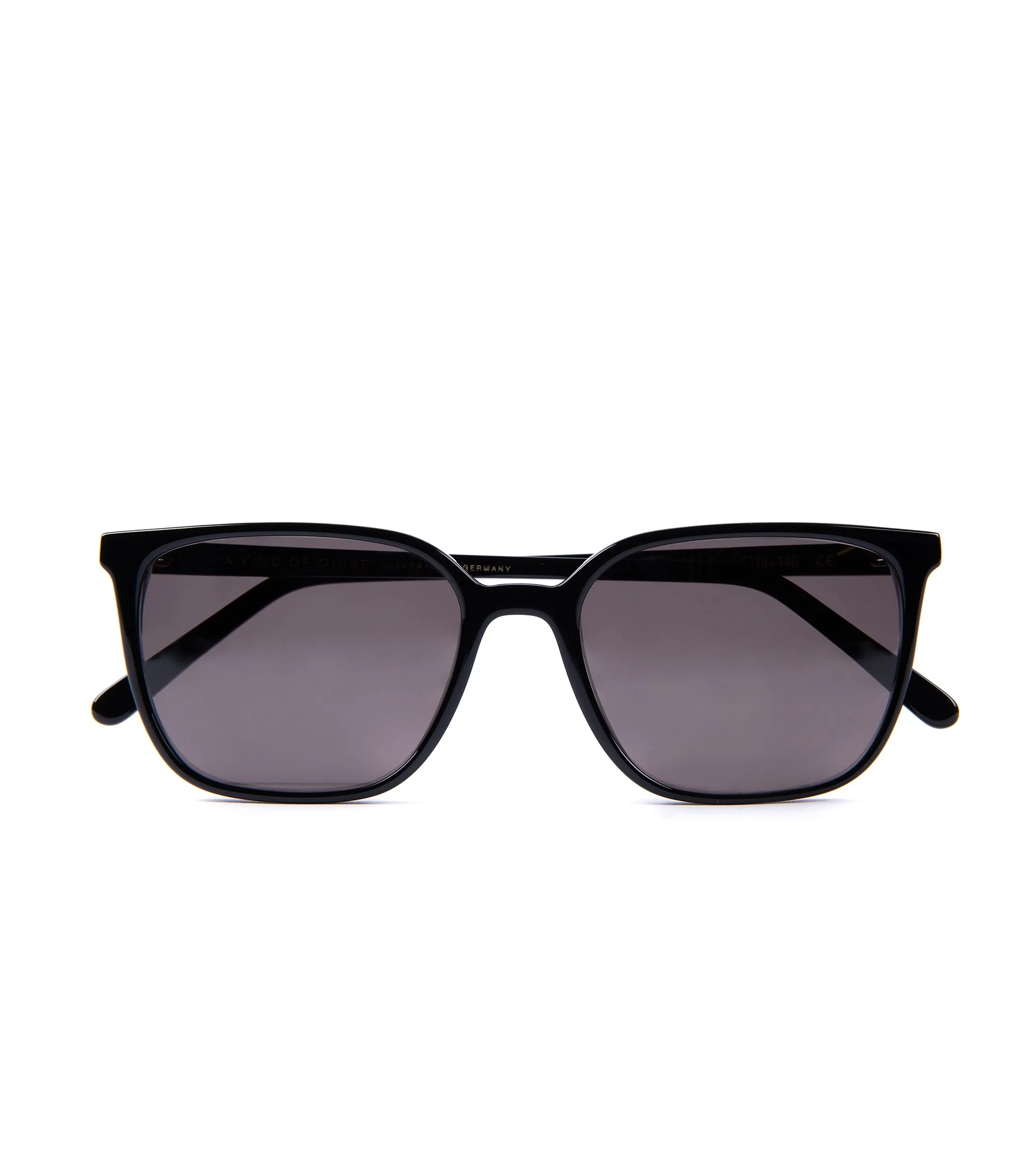 A Kind of Guise Marseille Sunglasses: Black/Dark Grey