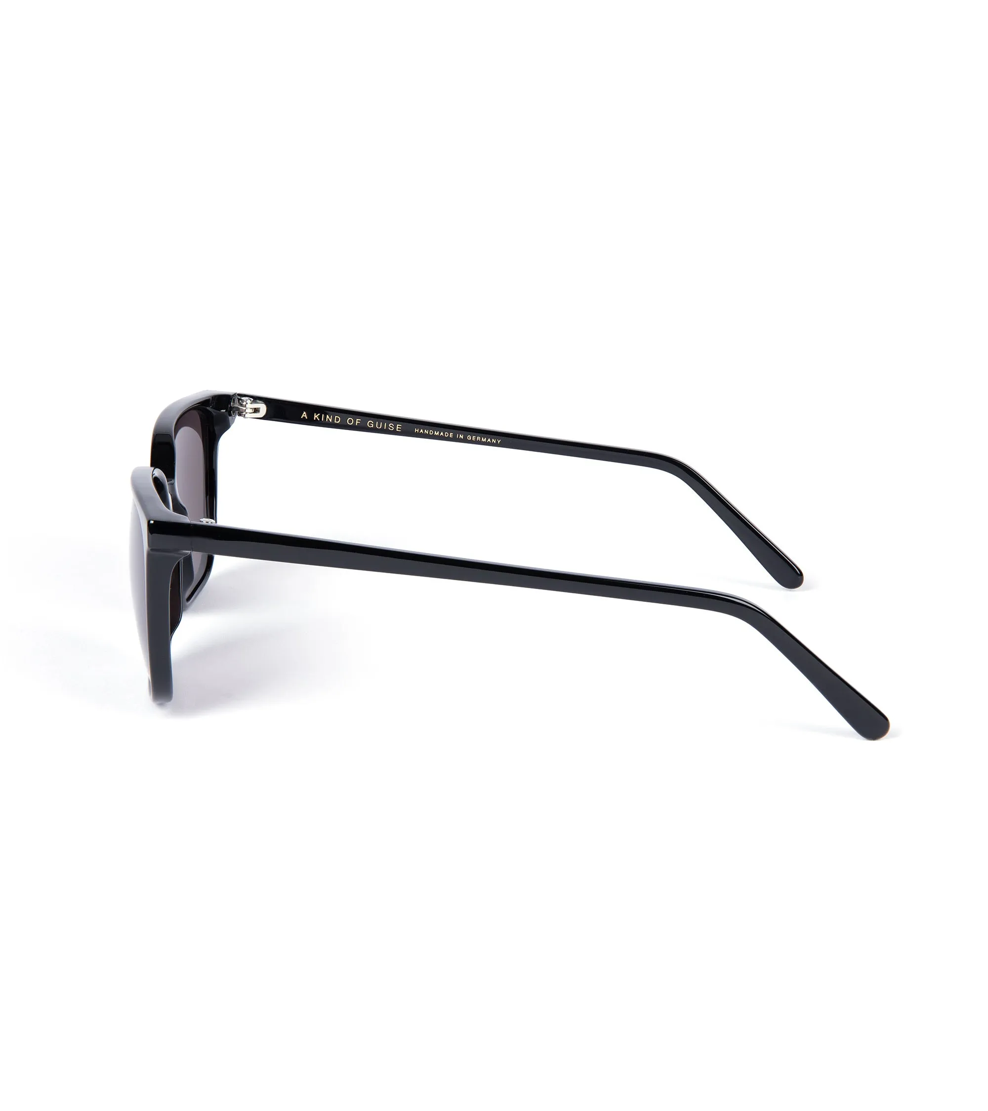 A Kind of Guise Marseille Sunglasses: Black/Dark Grey