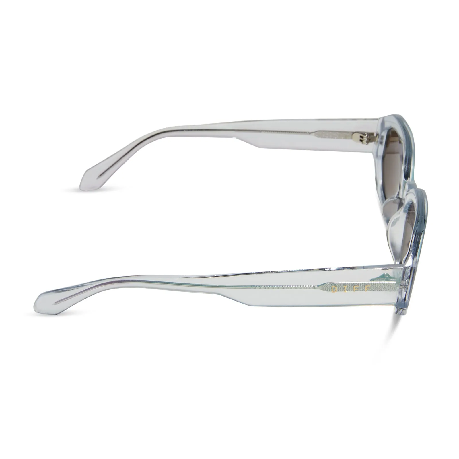 ALLEGRA - OPALESCENT TURQUOISE   TURQUOISE ICE MIRROR SUNGLASSES