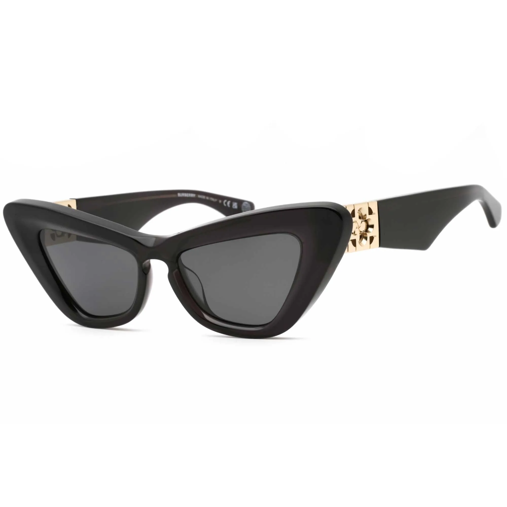 Burberry Women's Sunglasses - Dark Grey Plastic Cat Eye Full Rim | 0BE4421U 411287