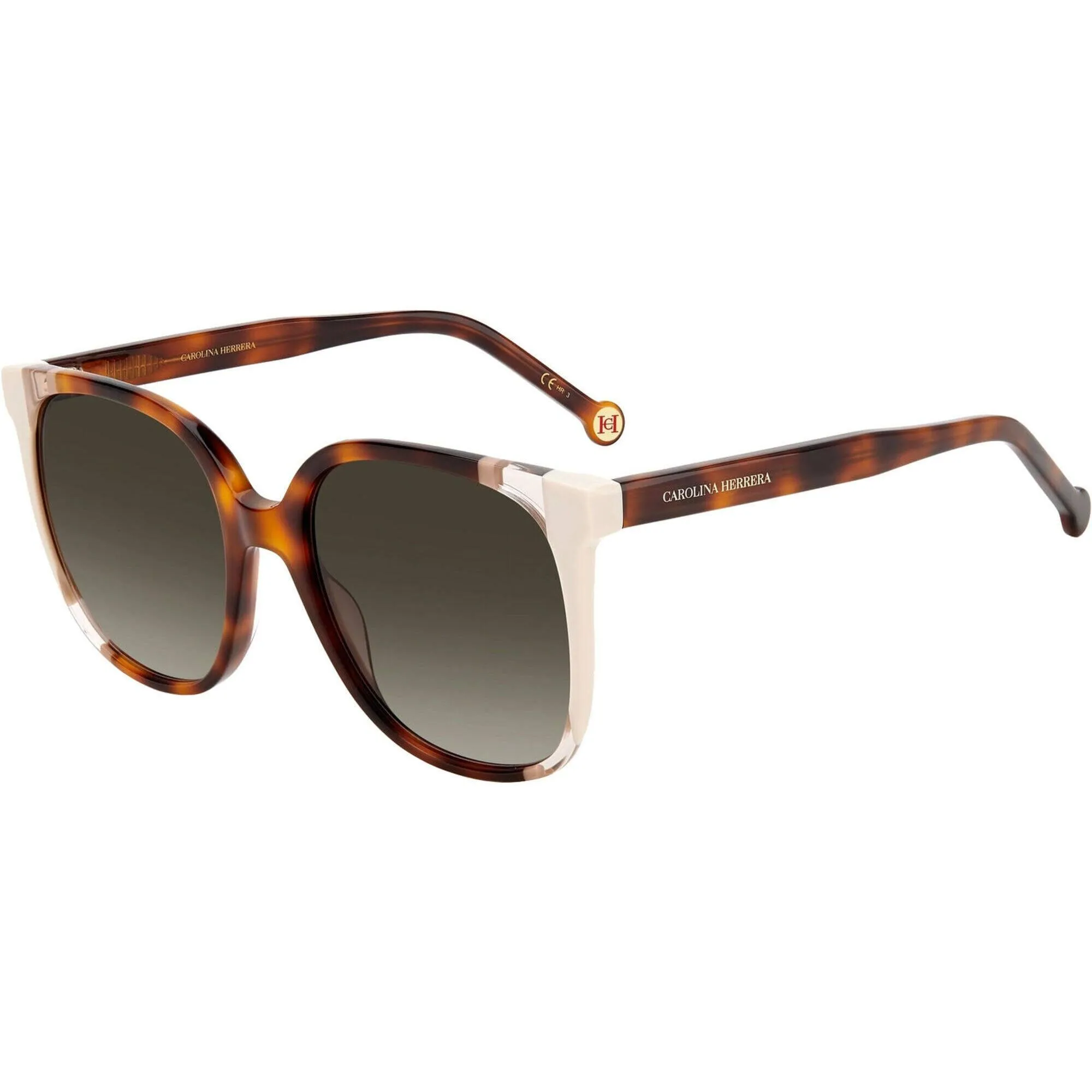 Carolina Herrera Women's Sunglasses - Havana Ivory Square Full Rim | CH 0062/S 0C1H