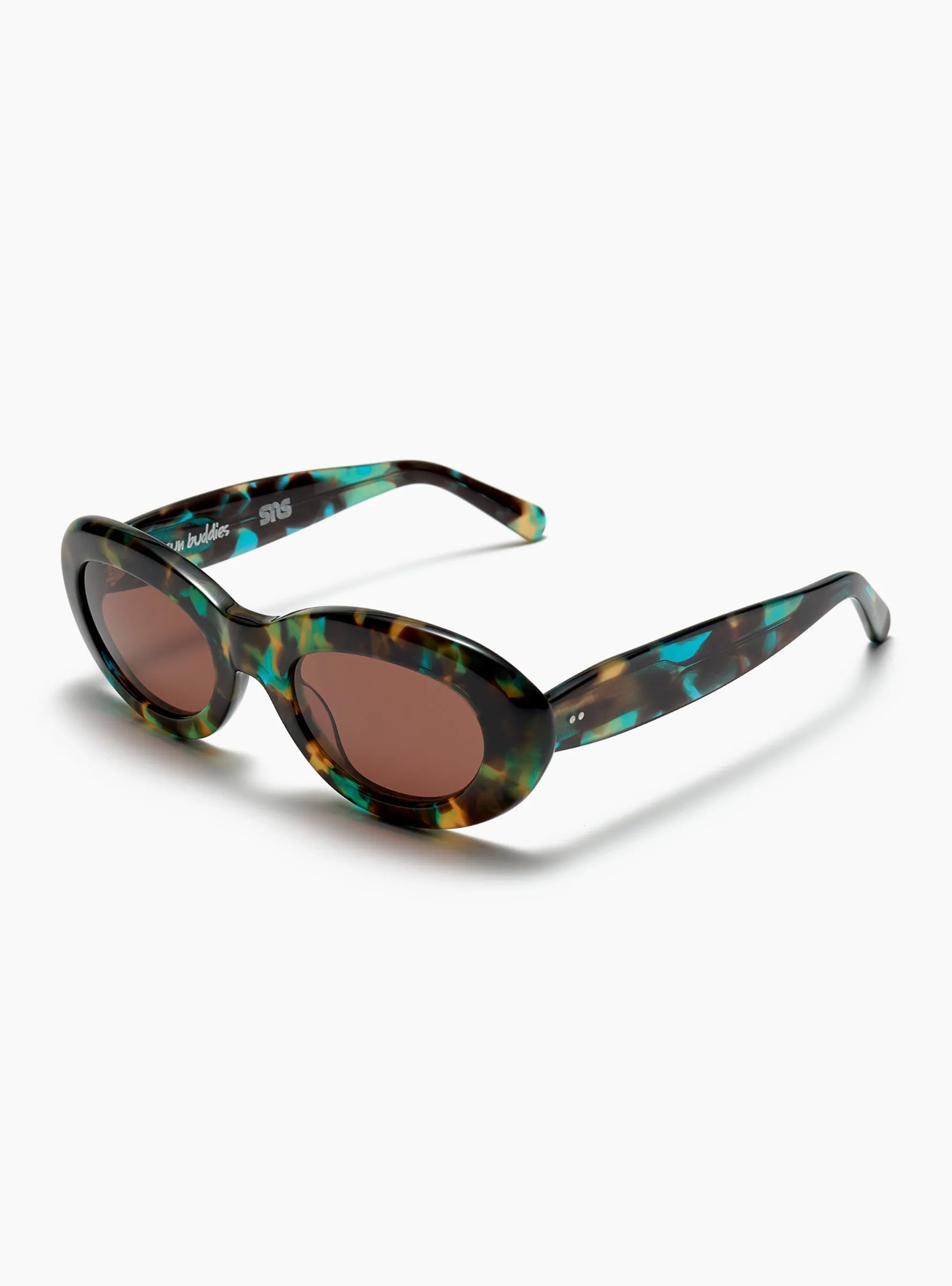 Courtney Sunglasses Aqua Tortoise
