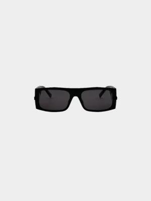 Dark Rectangular Sunglasses