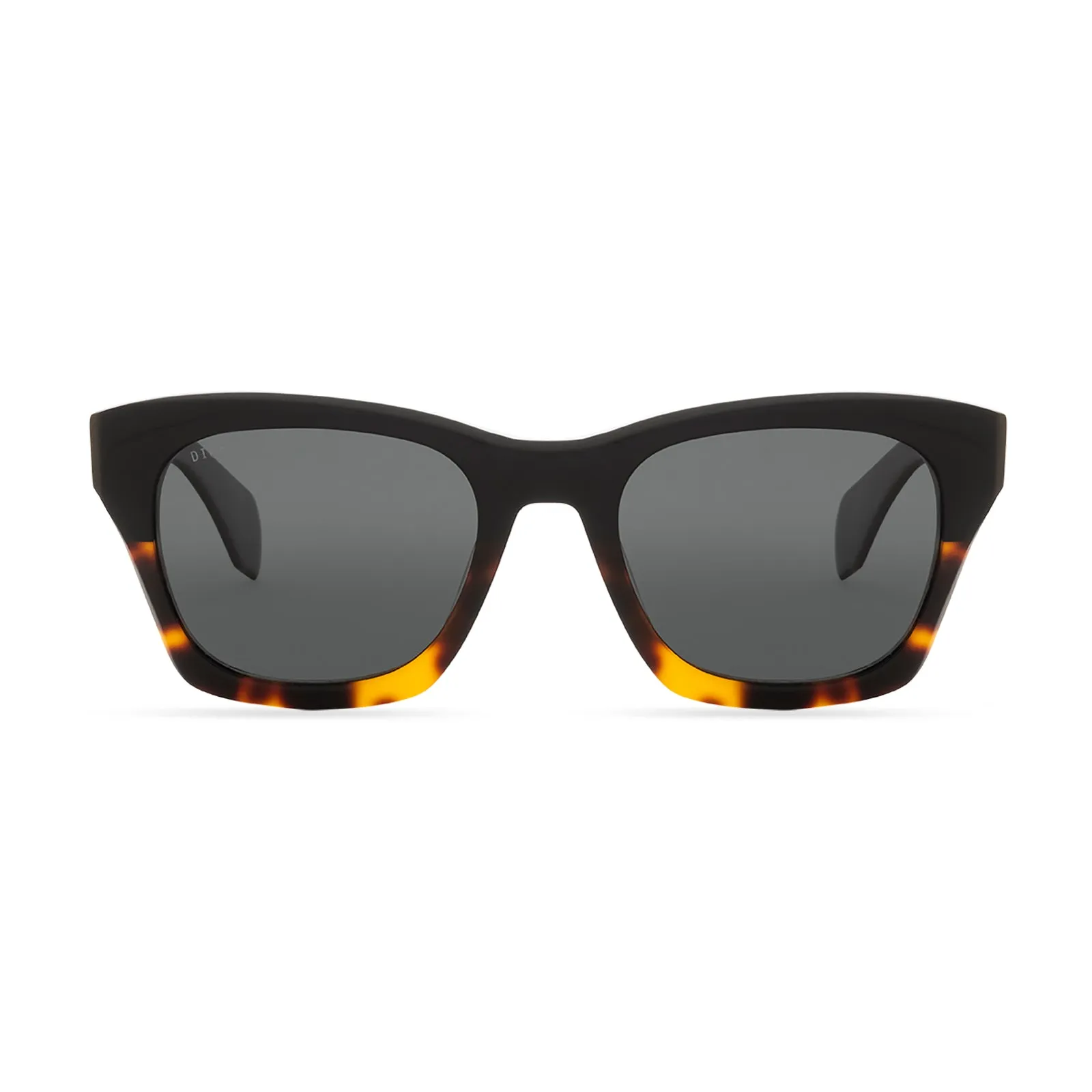 DEAN - BLACK TORTOISE   GREY POLARIZED SUNGLASSES