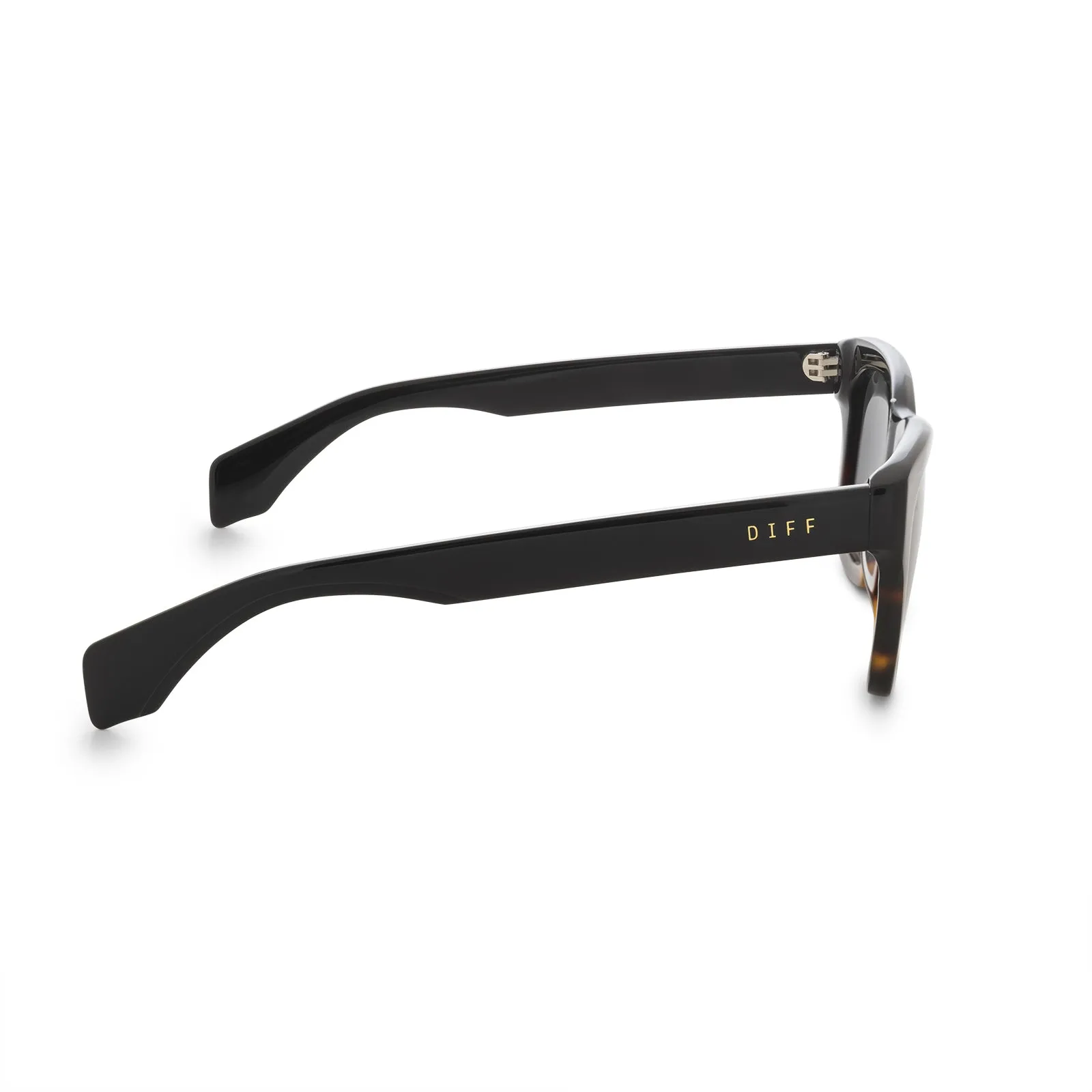 DEAN - BLACK TORTOISE   GREY POLARIZED SUNGLASSES