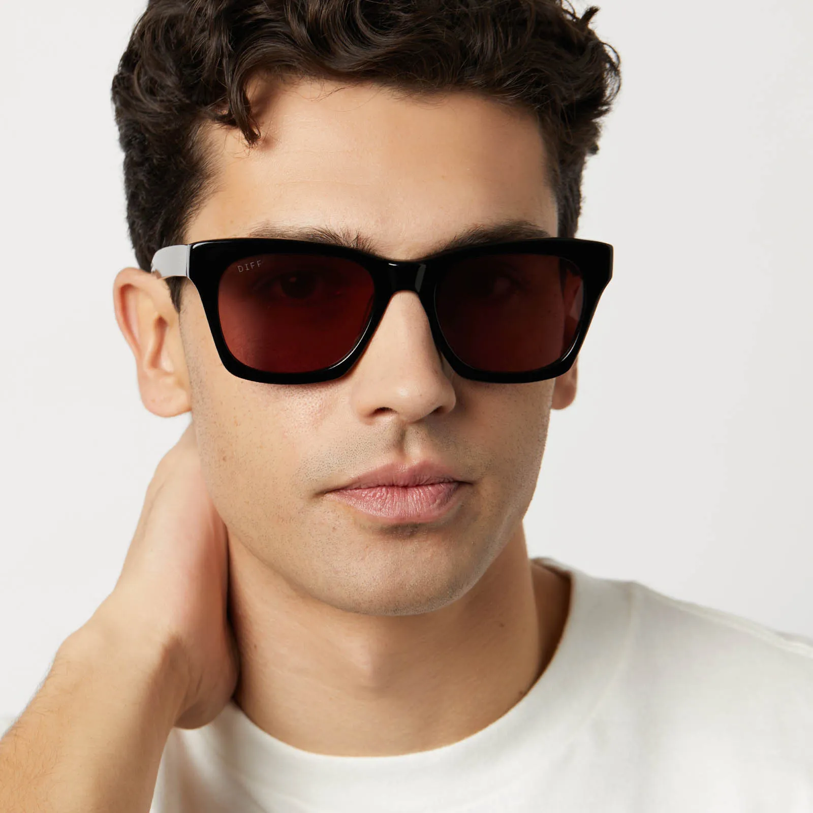 DEAN XL - BLACK   MAUVE   POLARIZED SUNGLASSES