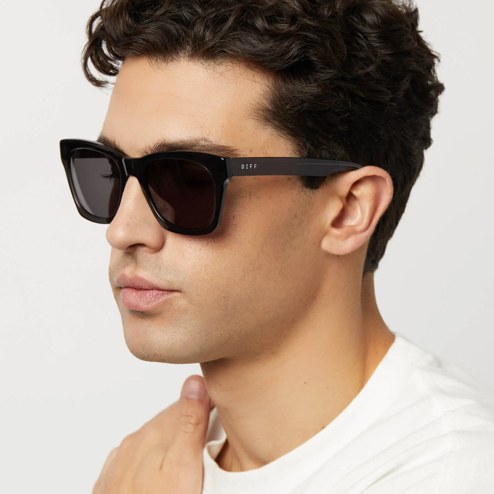 DEAN XL - BLACK SMOKE CRYSTAL   GREY   POLARIZED SUNGLASSES