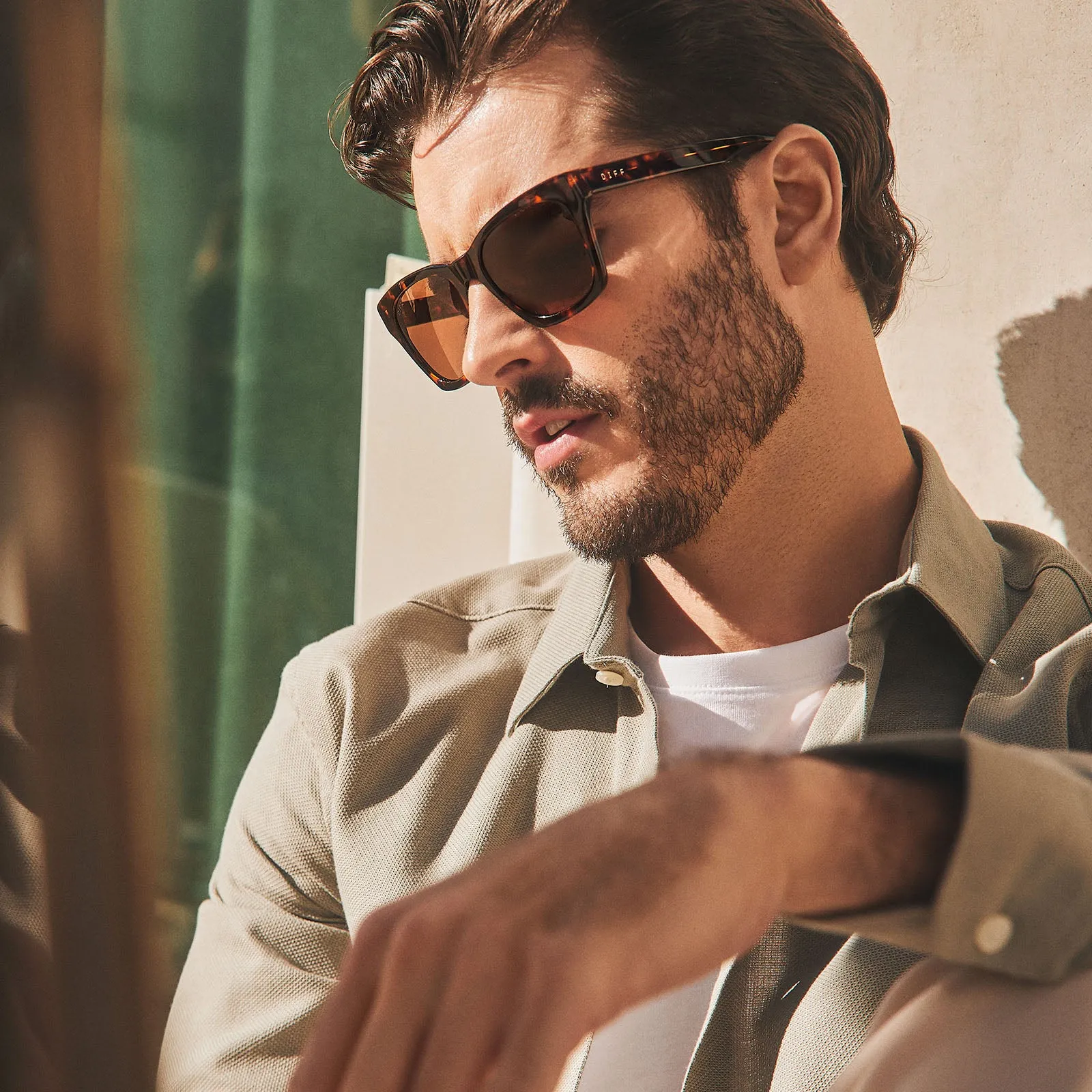 DEAN XL - RICH TORTOISE   BROWN   POLARIZED SUNGLASSES