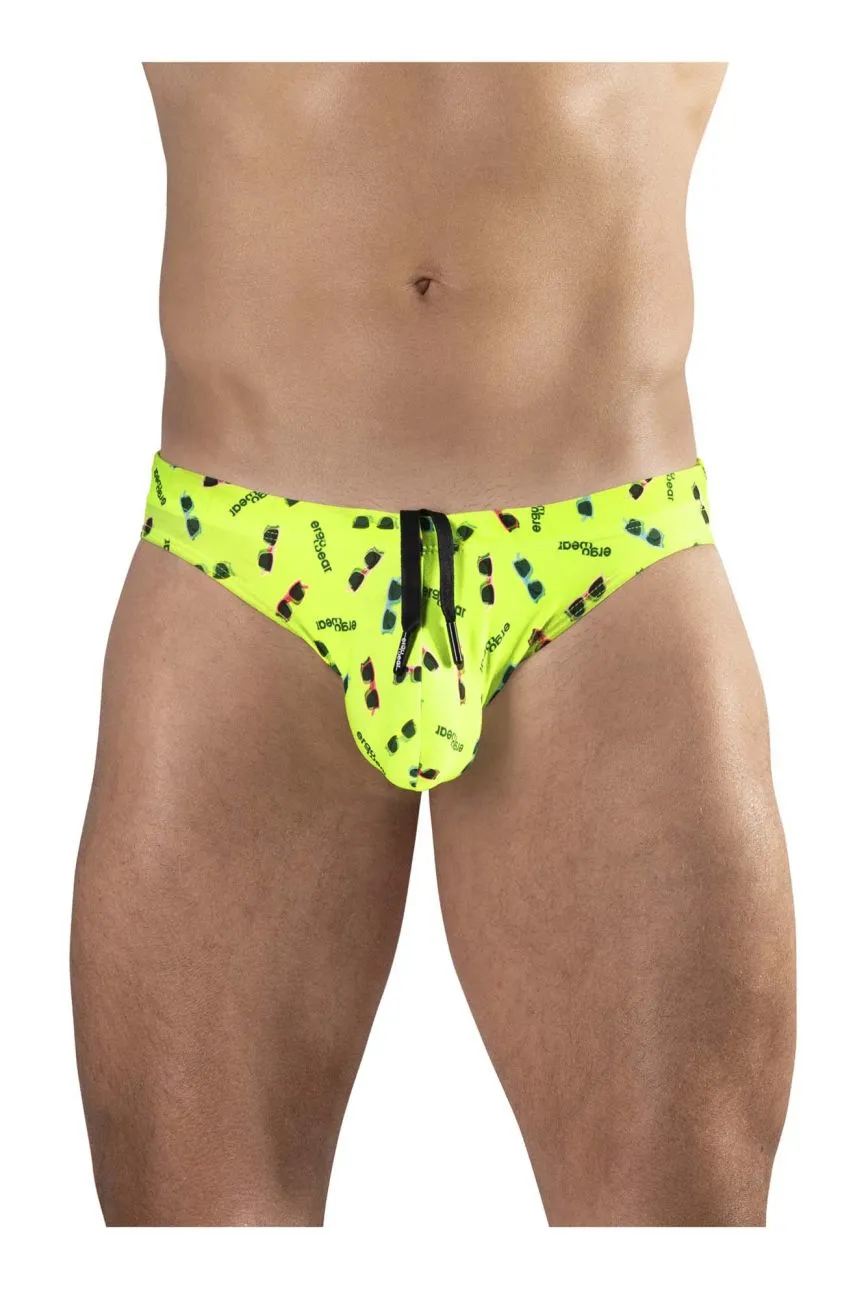 ErgoWear EW1765 X4D SW Swim Briefs Color Bright Yellow