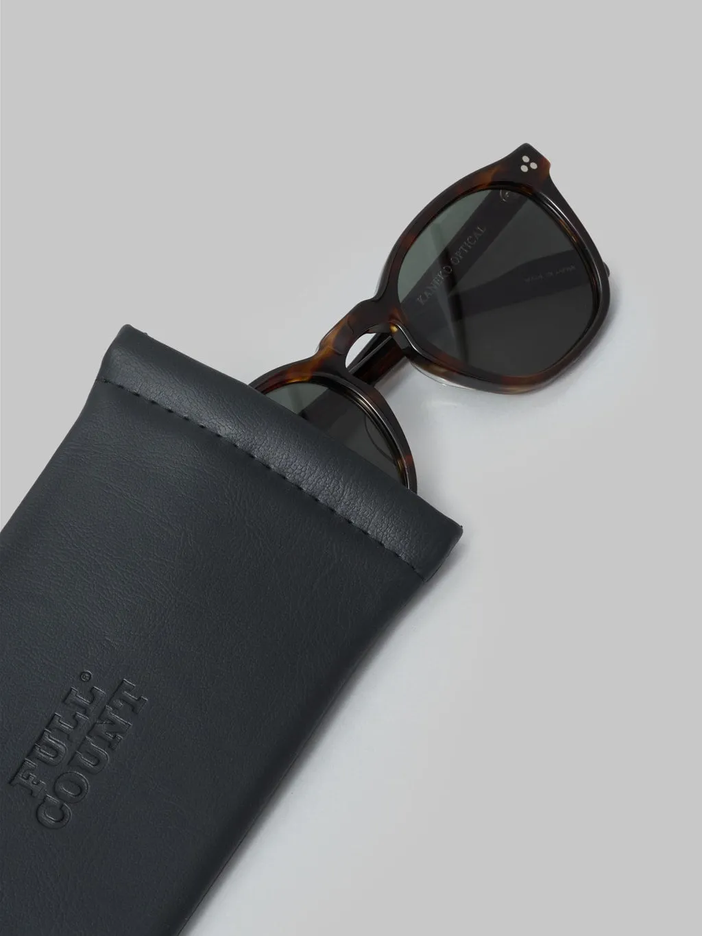 Fullcount x Kaneko Optical Old Parisien Sunglasses Brown