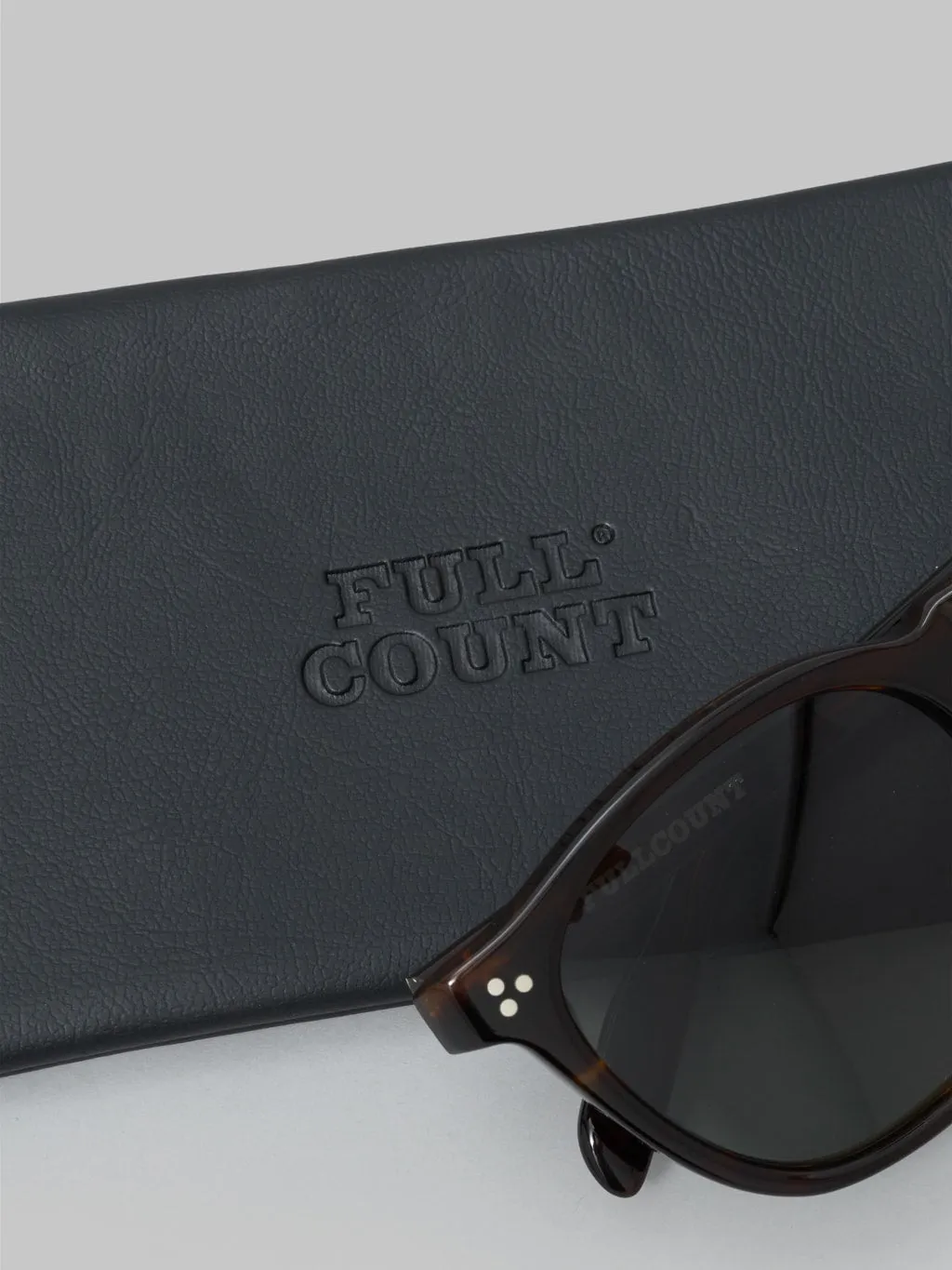Fullcount x Kaneko Optical Old Parisien Sunglasses Brown