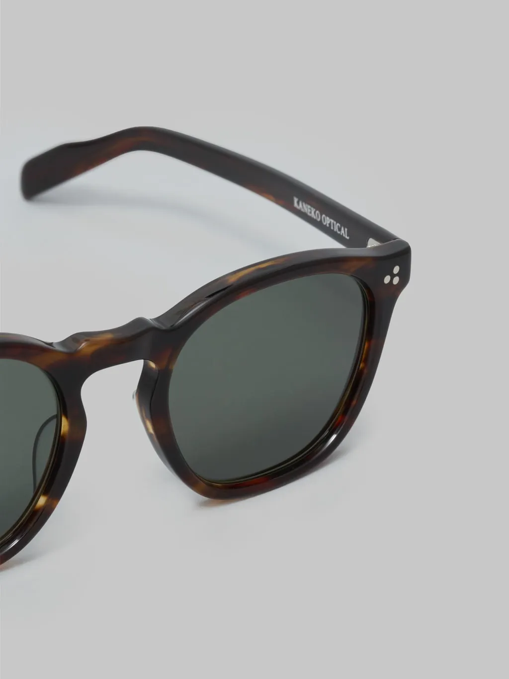Fullcount x Kaneko Optical Old Parisien Sunglasses Brown