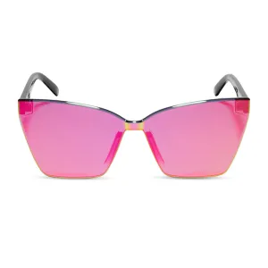 GOLDIE XS - BLACK   SUNSET MIRROR SUNGLASSES