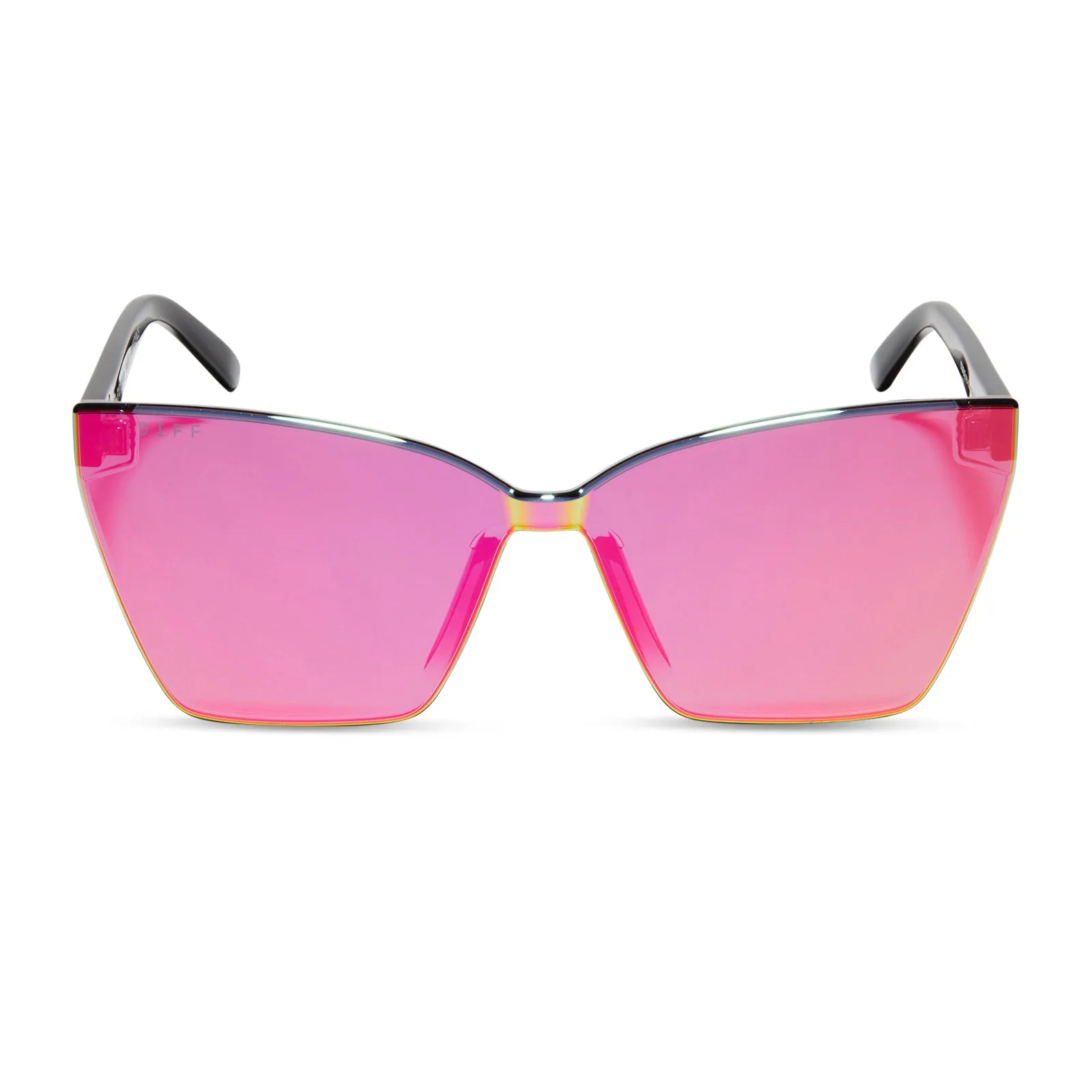 GOLDIE XS - BLACK   SUNSET MIRROR SUNGLASSES
