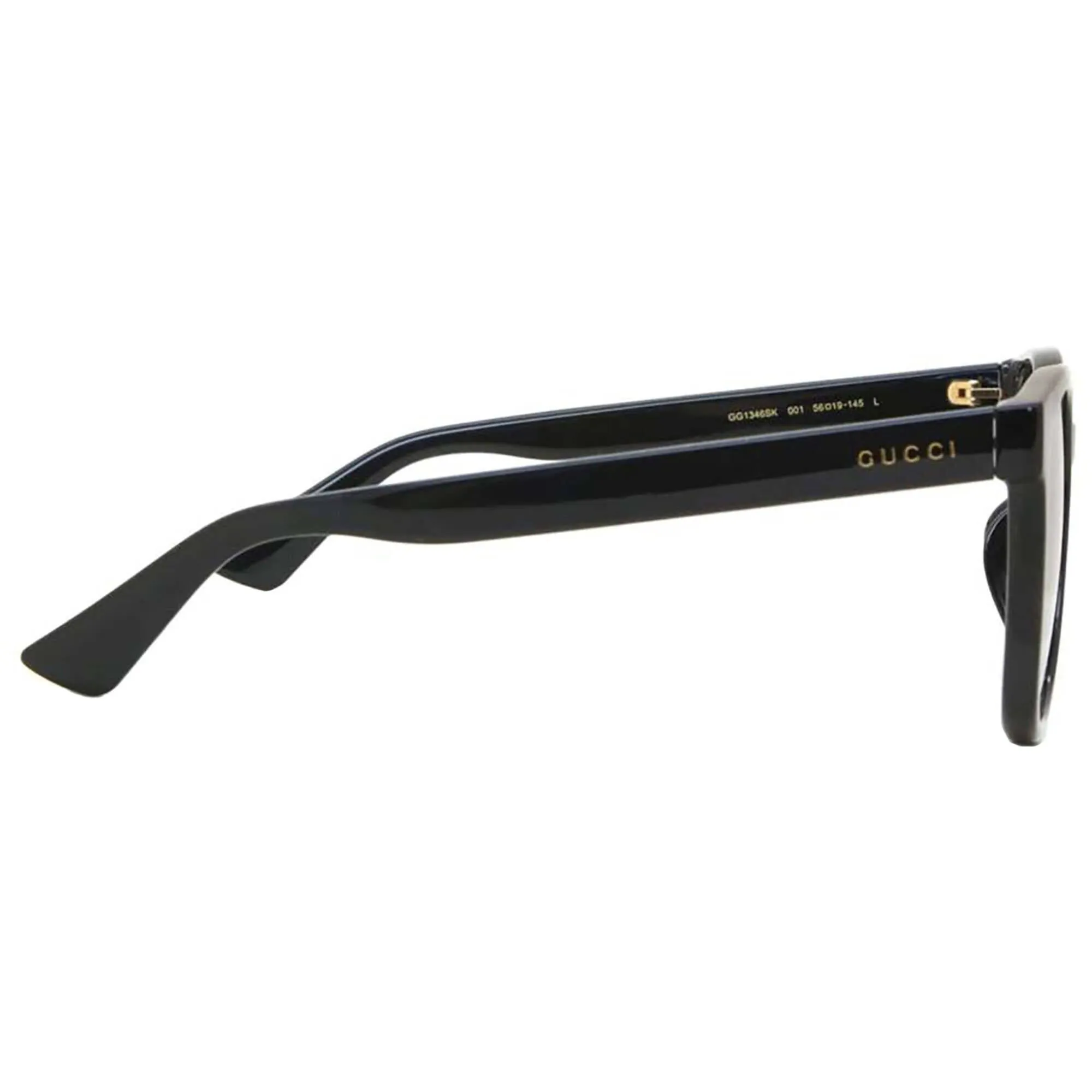 Gucci Men's Sunglasses - Black Acetate Full Rim Square Frame Smoke Lens | GG1346SK 001