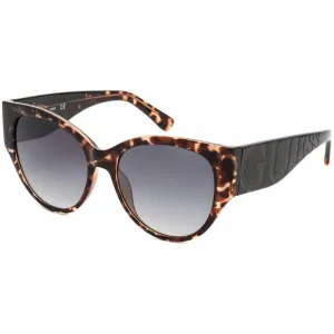 Guess Factory Women's Sunglasses - Full Rim Dark Havana Plastic Cat Eye | GF6118 52C
