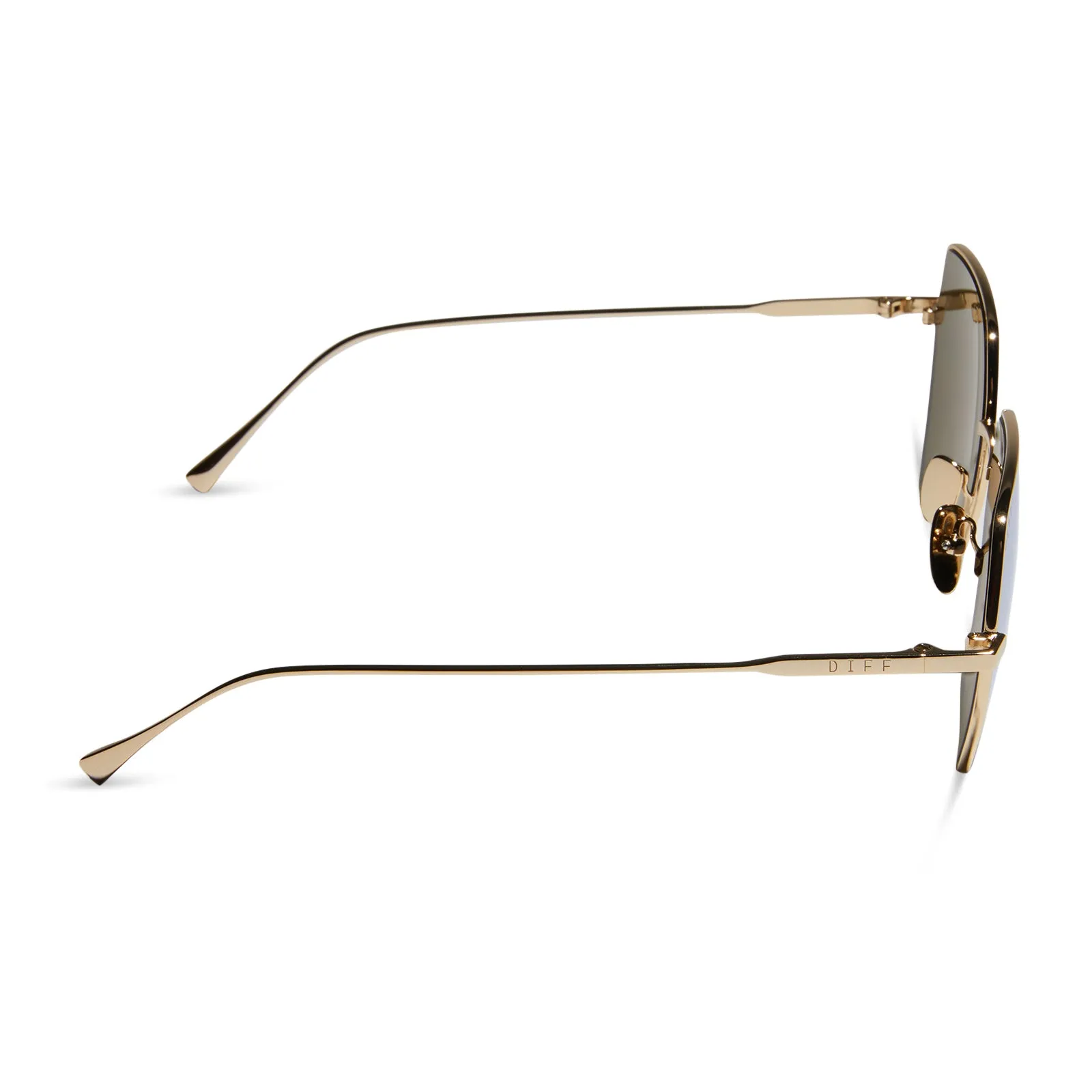 HARLOWE - GOLD   BRILLIANT GOLD MIRROR SUNGLASSES