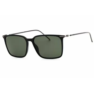 Hugo Boss Men's Sunglasses - Black Rectangular Frame Green Lens | BOSS 1371/S 0807 QT