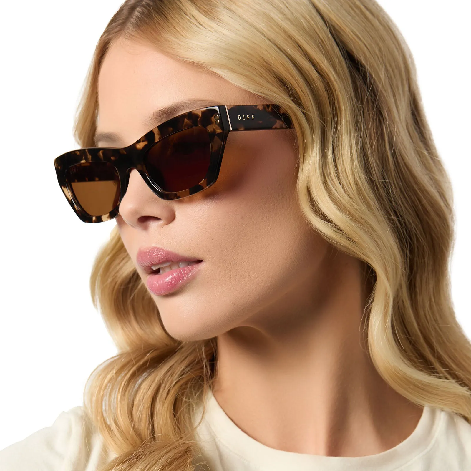 KATARINA - ESPRESSO TORTOISE   BROWN SUNGLASSES