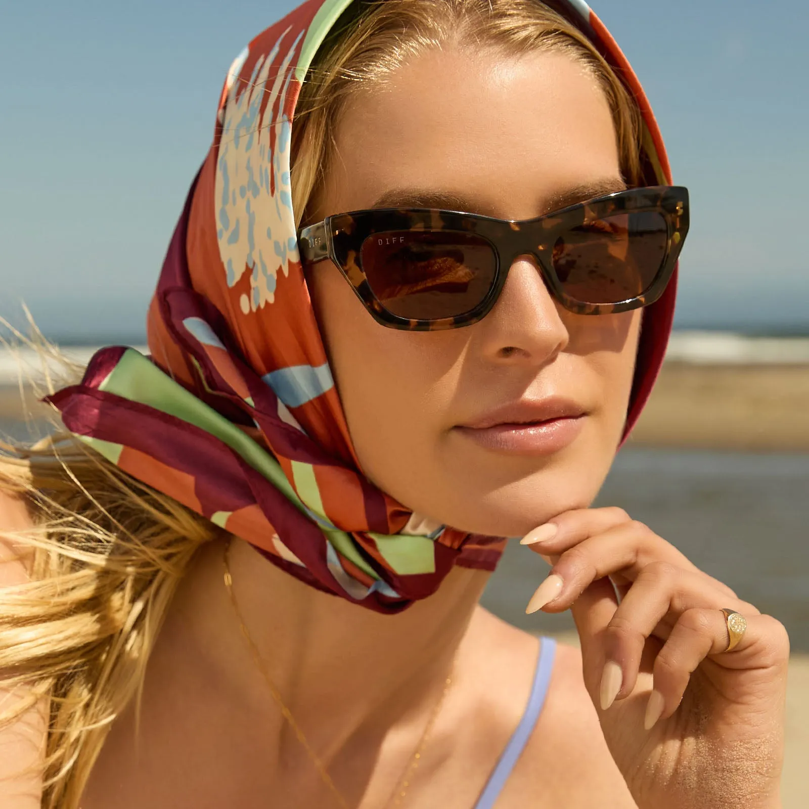 KATARINA - ESPRESSO TORTOISE   BROWN SUNGLASSES