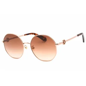 Kate Spade Women's Sunglasses - Brown Sf Lens Red Gold Round Frame | VENUS/F/S 0AU2 HA