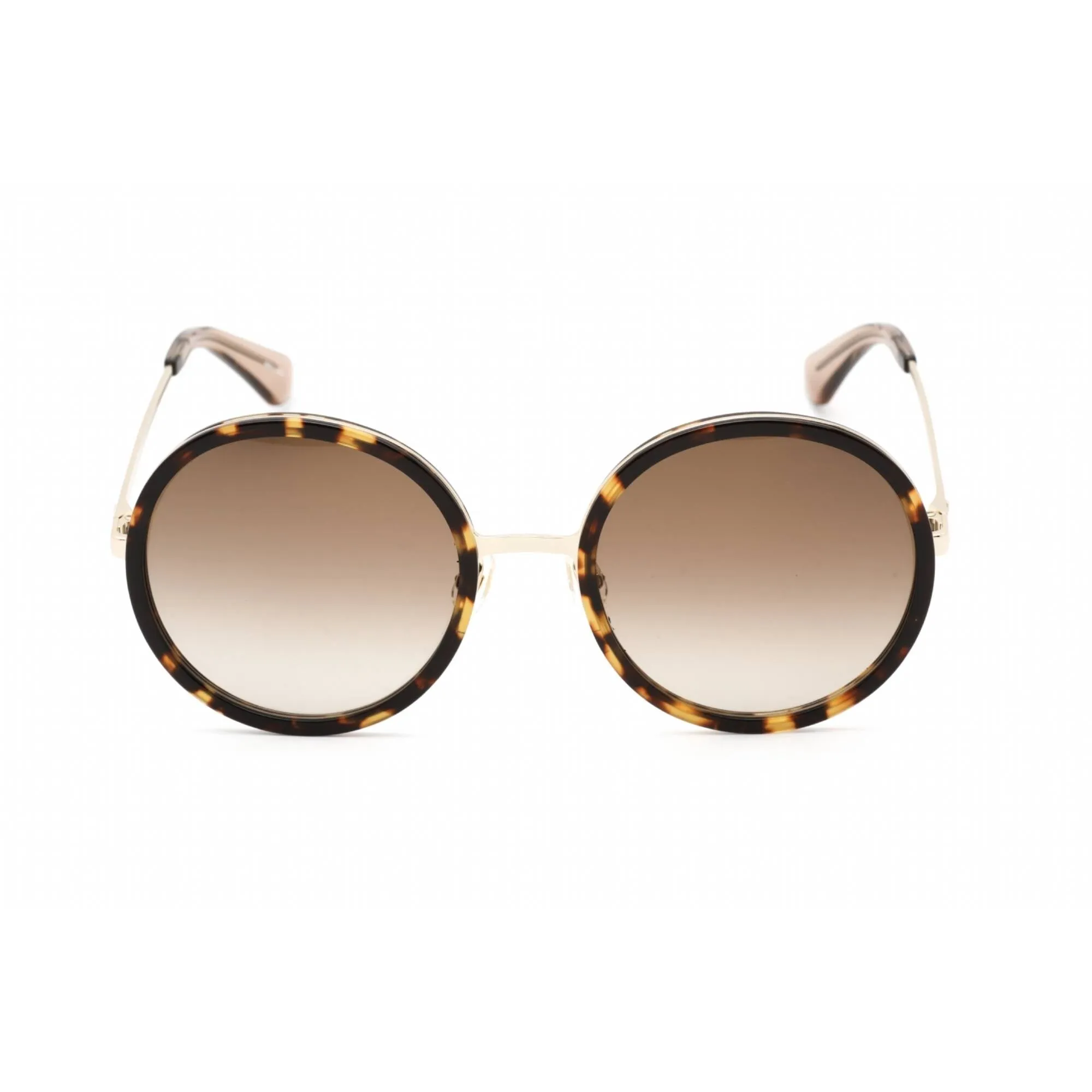 Kate Spade Women's Sunglasses - Havana Gold Metal Round Frame | Lamonica/S 02IK 00
