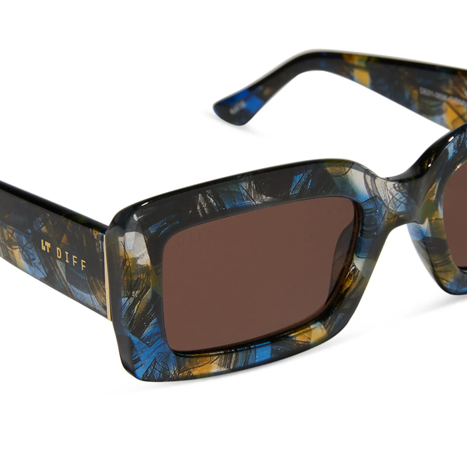 KATIE - GLACIAL TORTOISE   BROWN SUNGLASSES