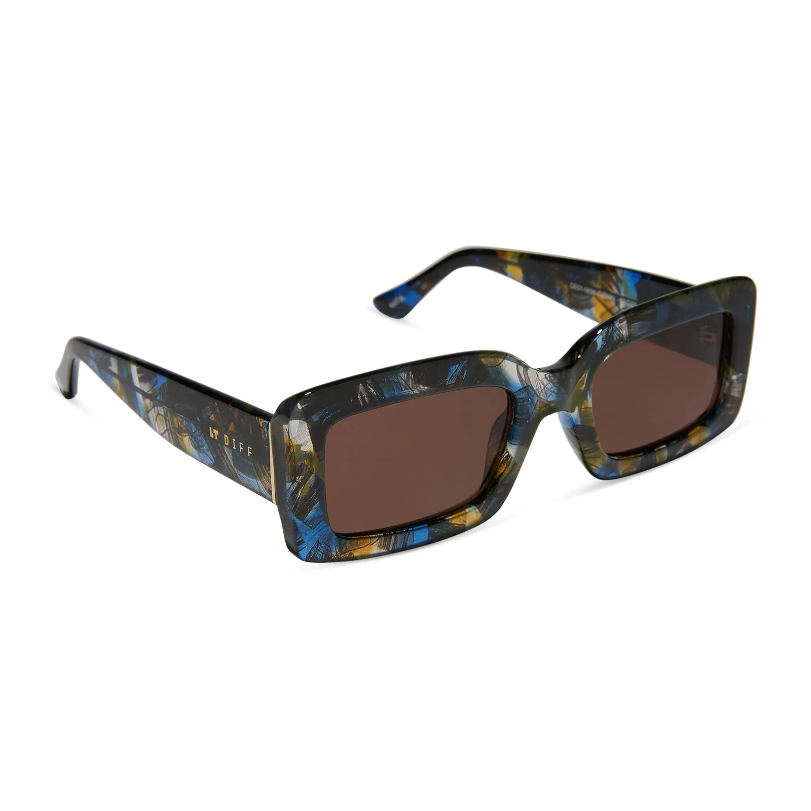 KATIE - GLACIAL TORTOISE   BROWN SUNGLASSES