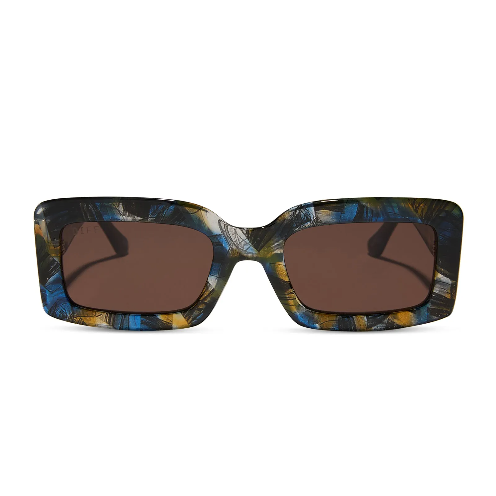 KATIE - GLACIAL TORTOISE   BROWN SUNGLASSES