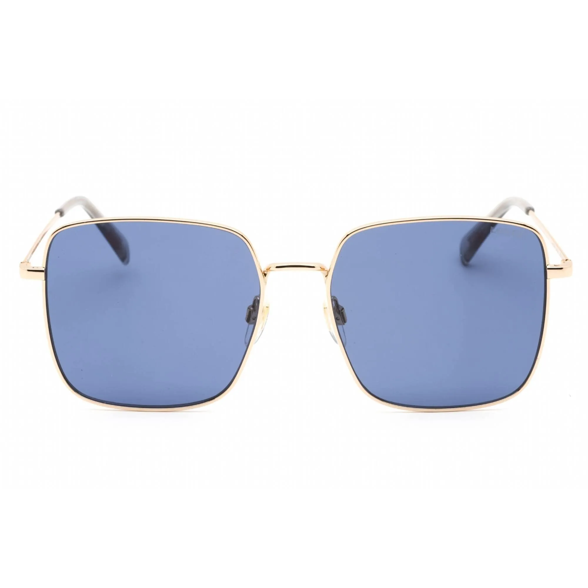 Levi's Women's Sunglasses - Gold/Grey Metal Square Shape Frame | LV 1007/S 02F7 KU