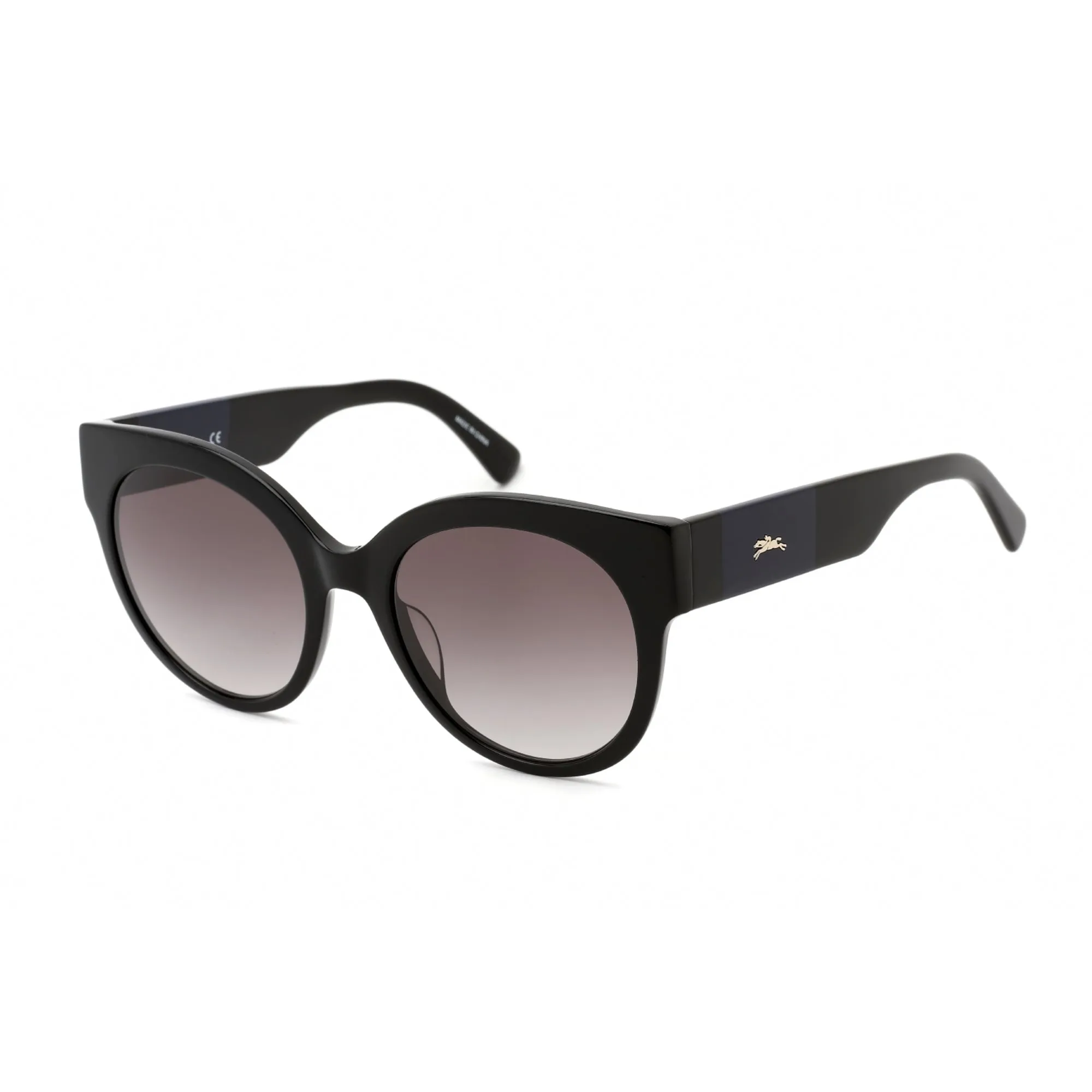 Longchamp Women's Sunglasses - Black Plastic Cat Eye Full Rim Shape Frame | LO673S 001