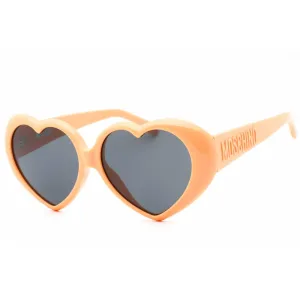 Moschino Women's Sunglasses - Orange Plastic Full Rim Cat Eye Frame | MOS128/S 0L7Q IR