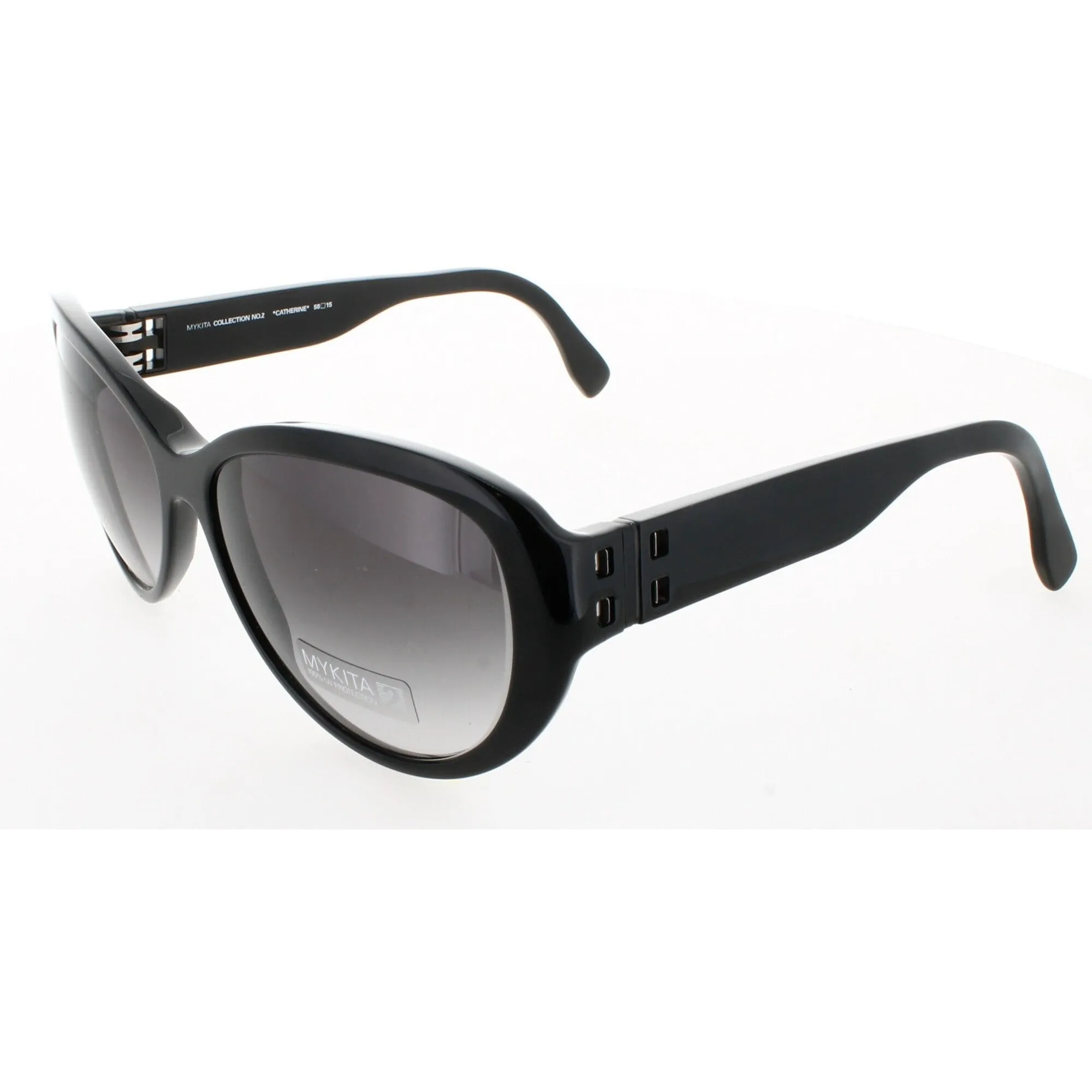 Mykita Unisex Sunglasses - Black Plastic Full Rim Frame | NO2 SUN-CATHERINE-BLACK 001