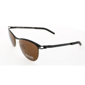 Mykita Unisex Sunglasses - Gold Black Pilot Frame | NO1 SUN-KAREN-GOLD BLACK 056