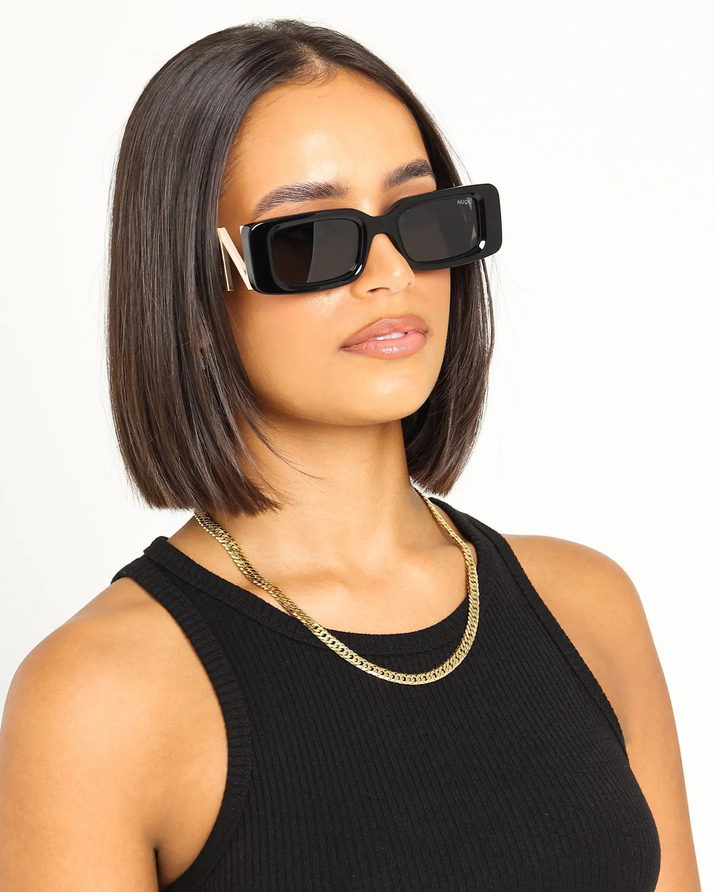 NUQE Elevare Sunglasses Black/Gold