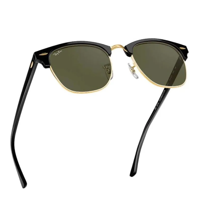 RAY-BAN CLUBMASTER RB3016F 55 W0365-55 EBONY