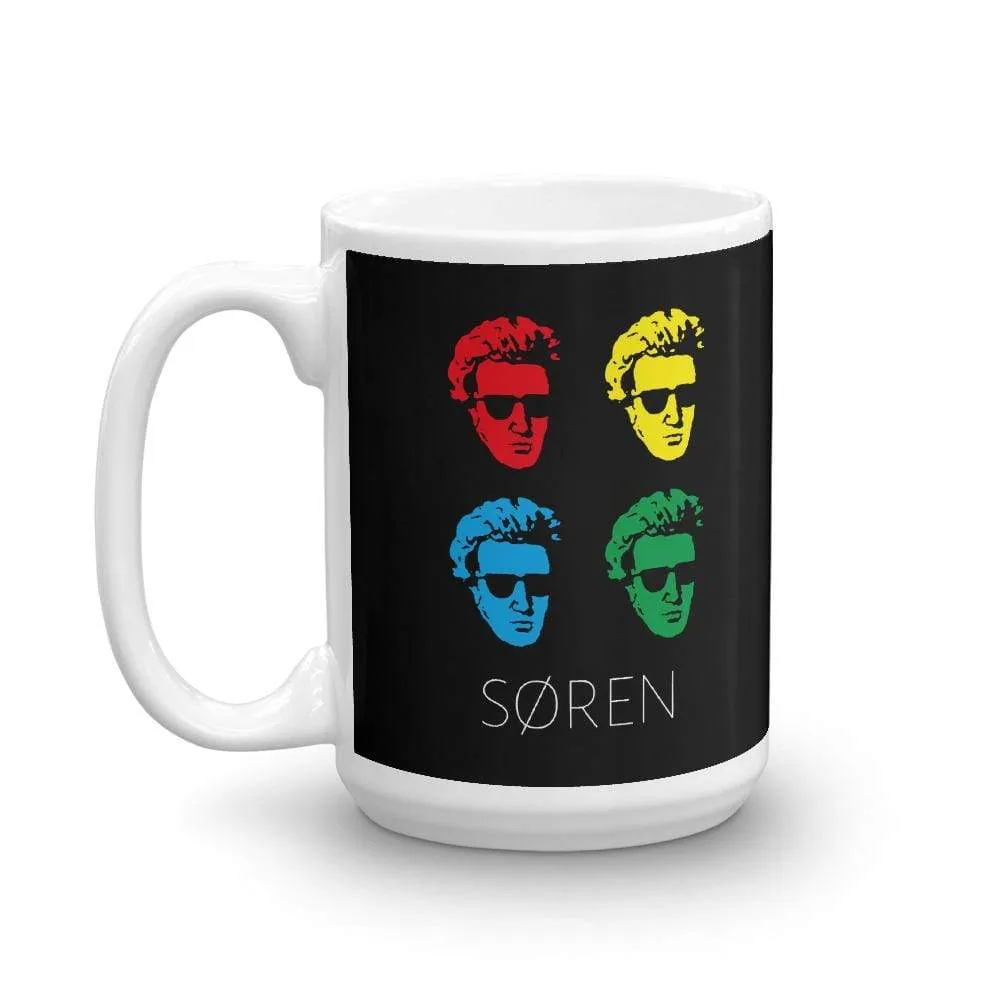 Soeren Kierkegaard Pop Art - Mug