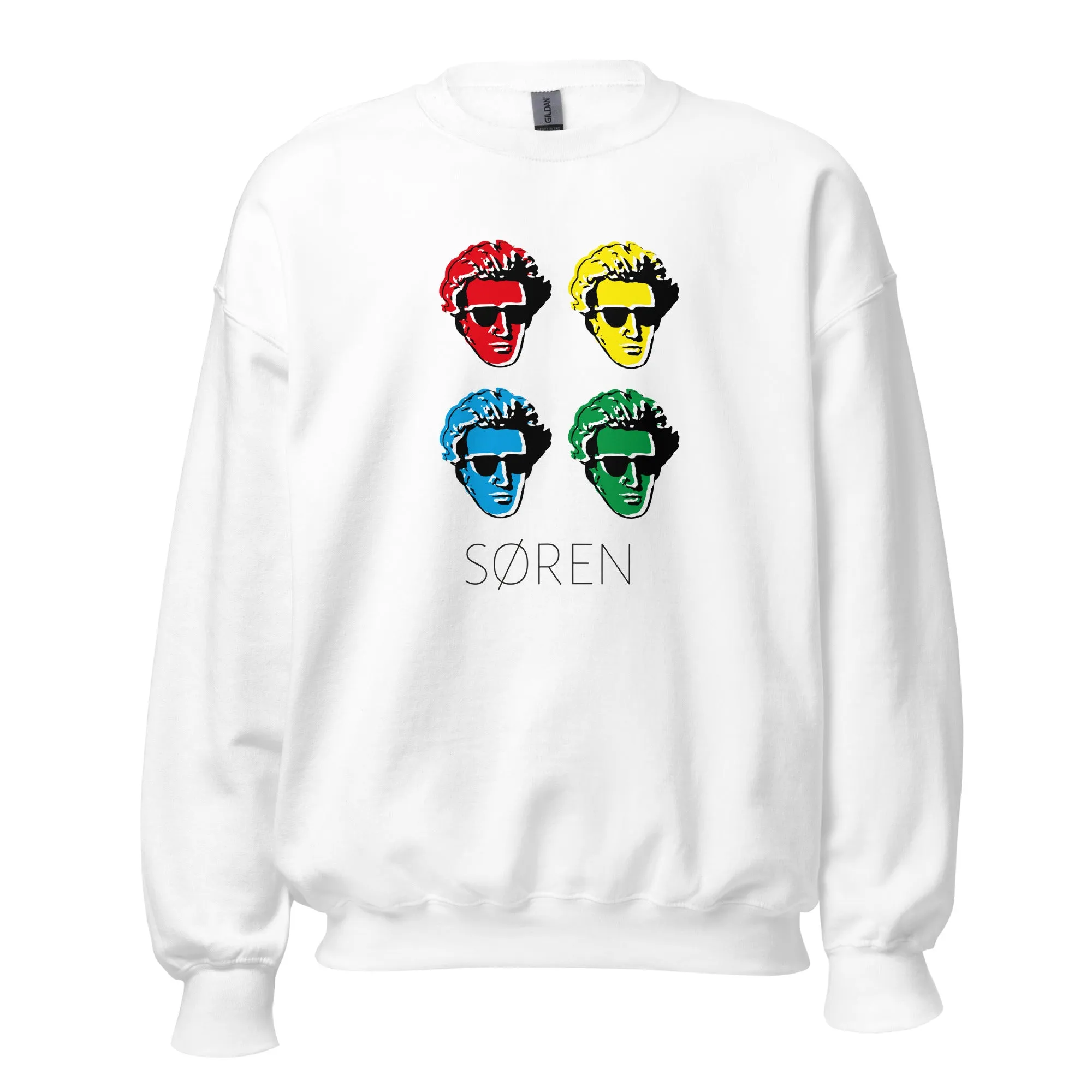 Soeren Kierkegaard Pop Art - Sweatshirt