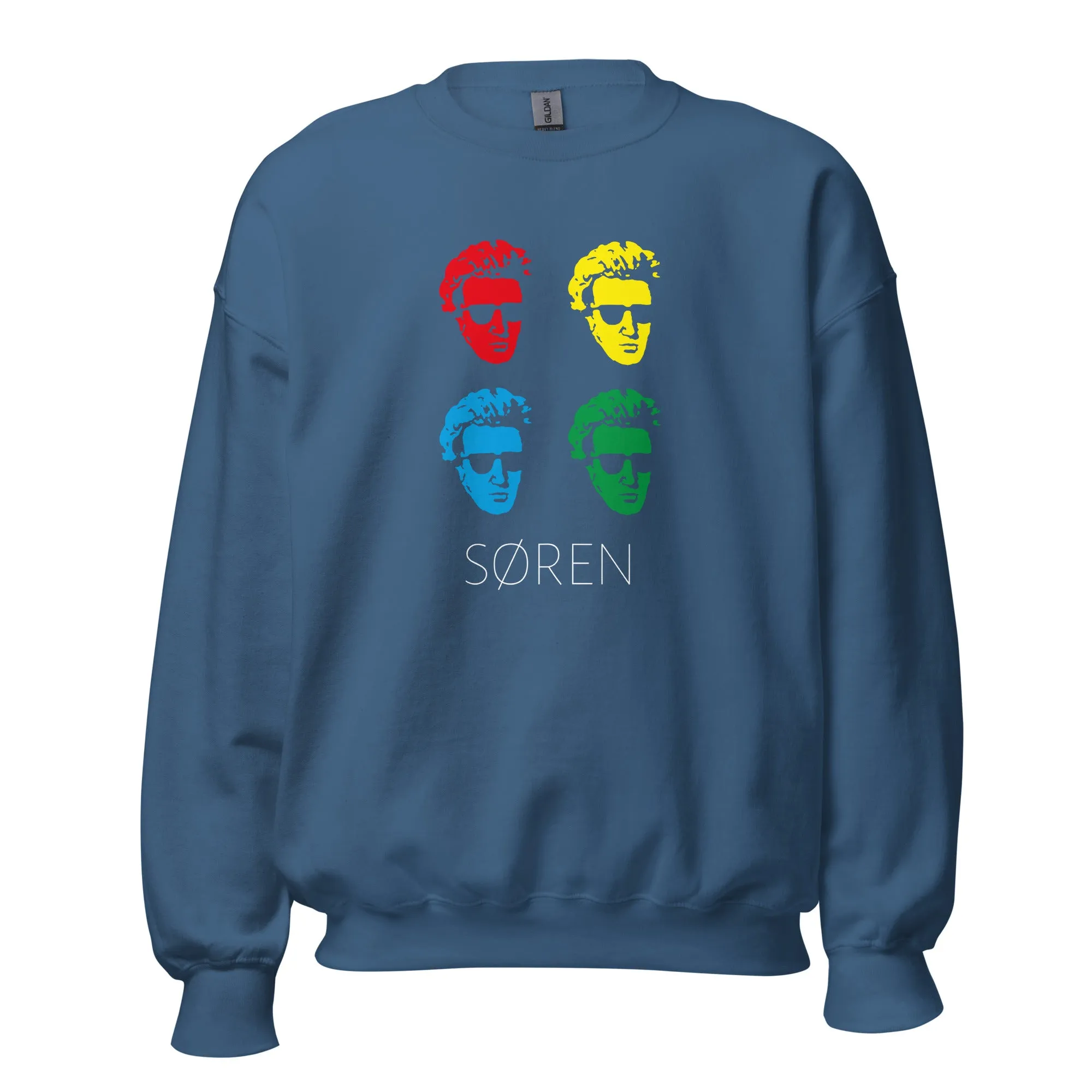 Soeren Kierkegaard Pop Art - Sweatshirt