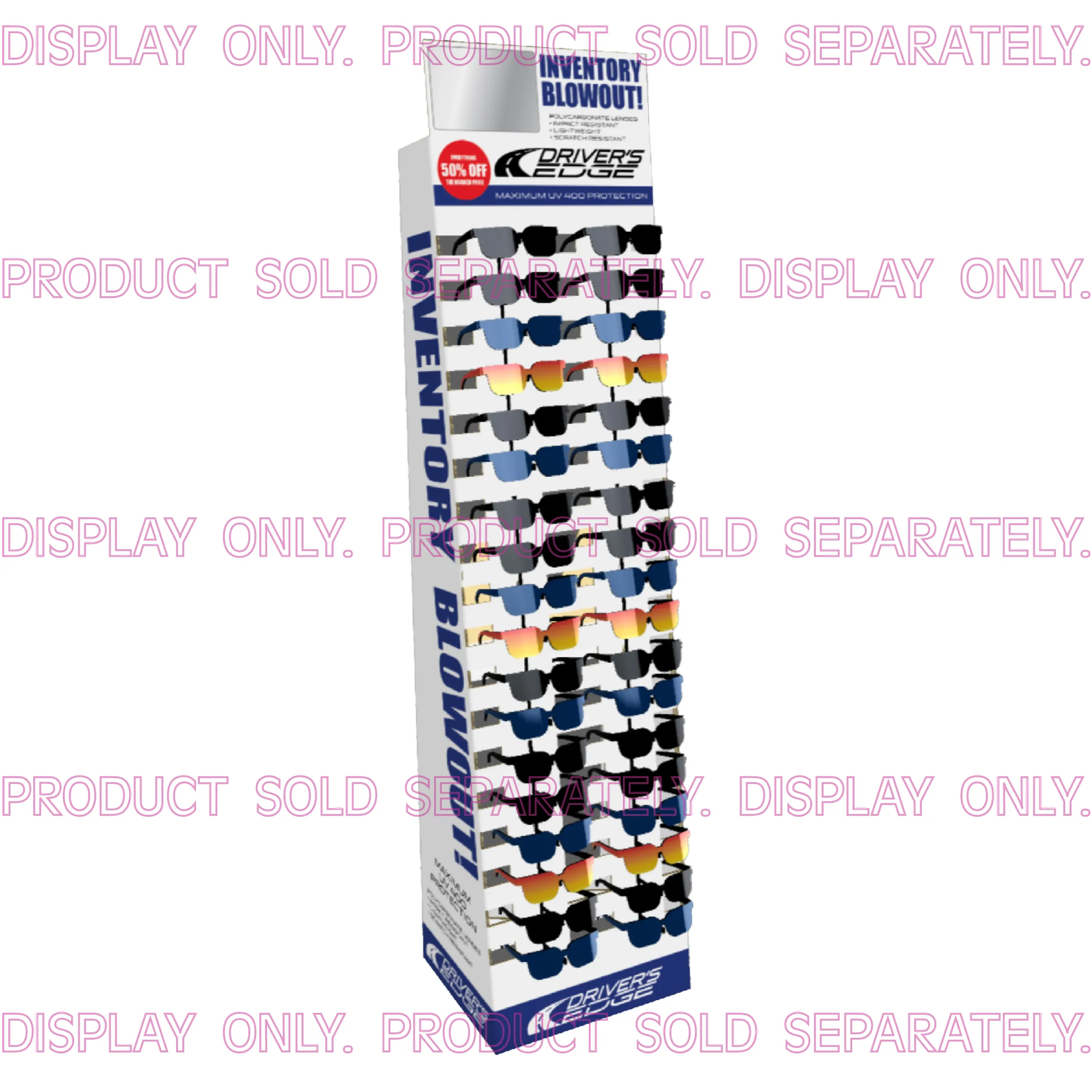 Sunglasses Assortment Merchandising Fixture - Retail Ready Floor Display ONLY 979970