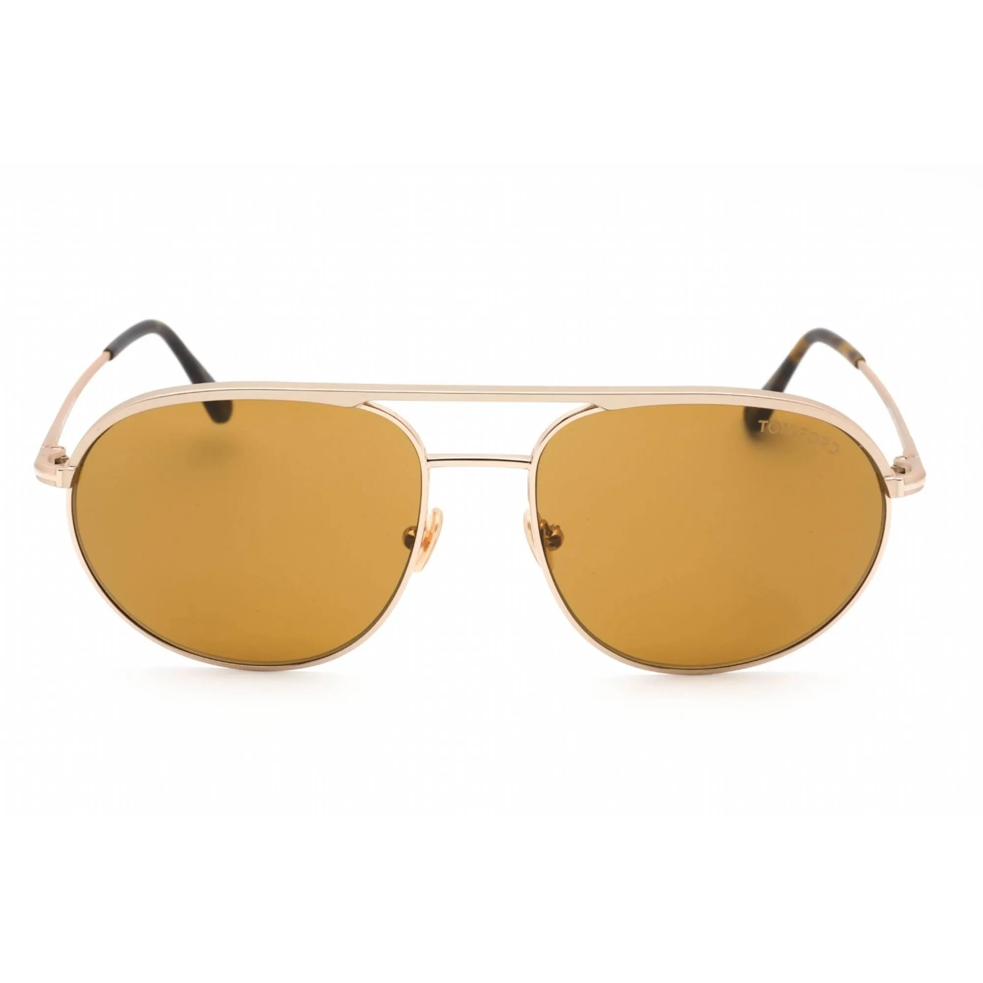Tom Ford Women's Sunglasses - Matte Rose Gold Metal Frame Brown Lens | FT0772 29E