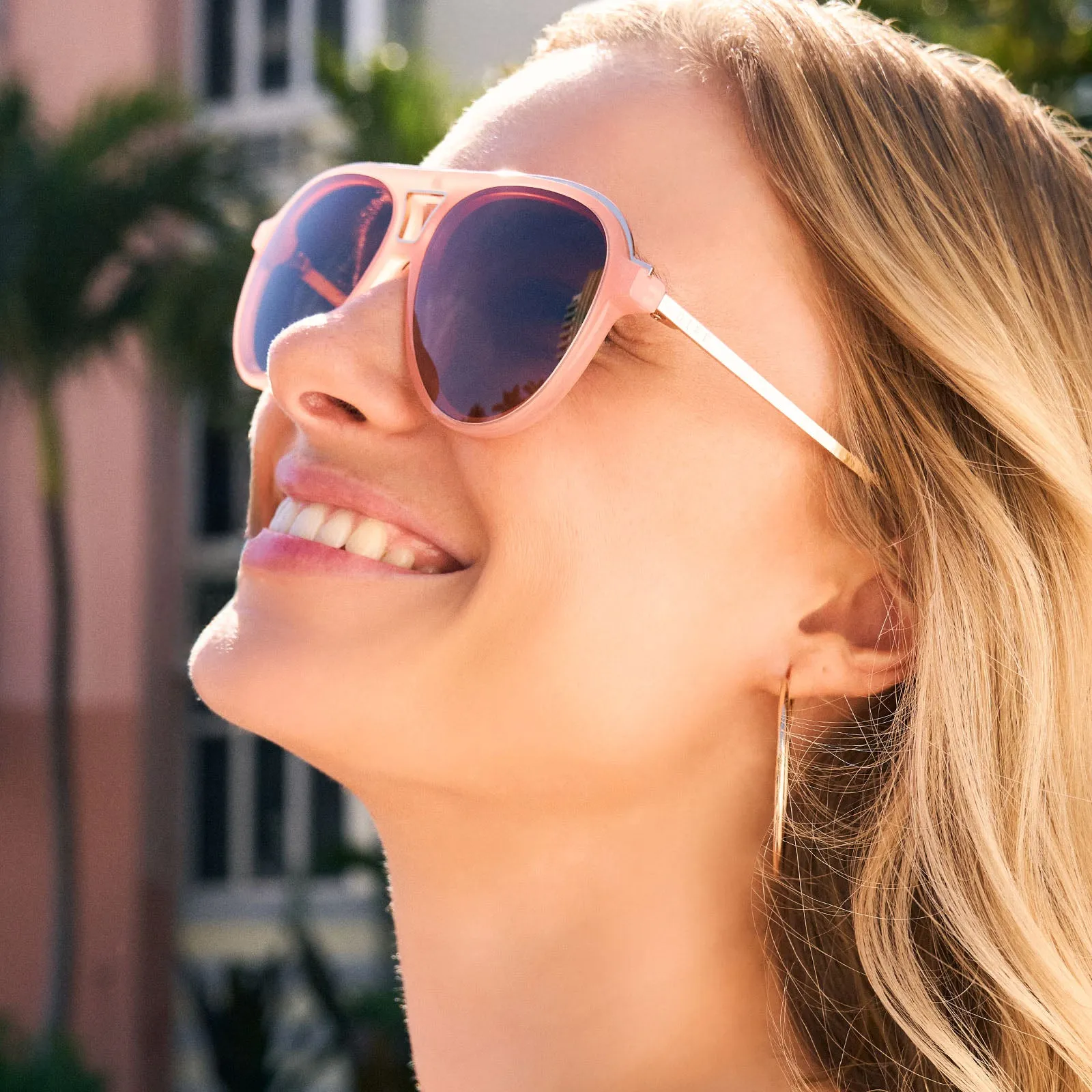 TOSCA III - PEACH   BROWN GRADIENT SUNGLASSES