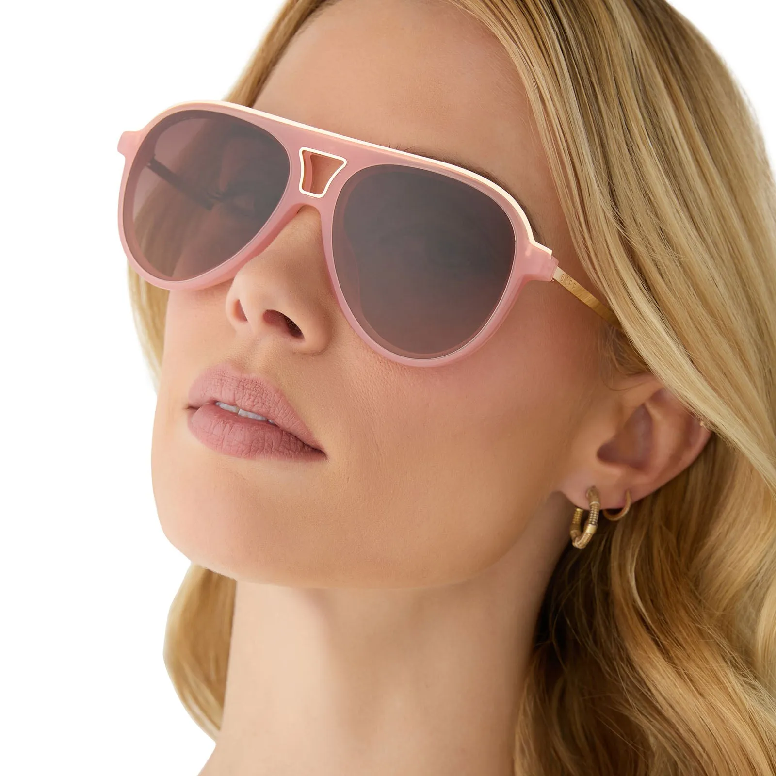 TOSCA III - PEACH   BROWN GRADIENT SUNGLASSES