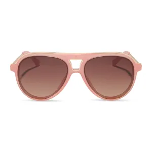 TOSCA III - PEACH   BROWN GRADIENT SUNGLASSES