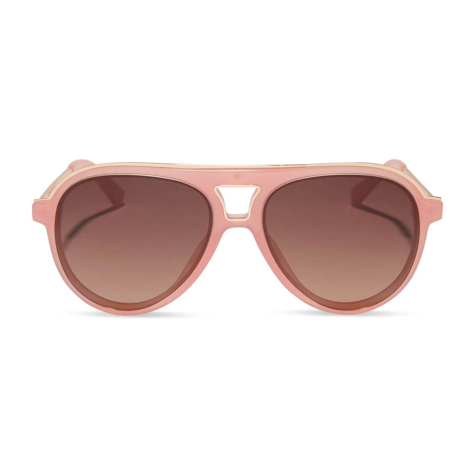 TOSCA III - PEACH   BROWN GRADIENT SUNGLASSES