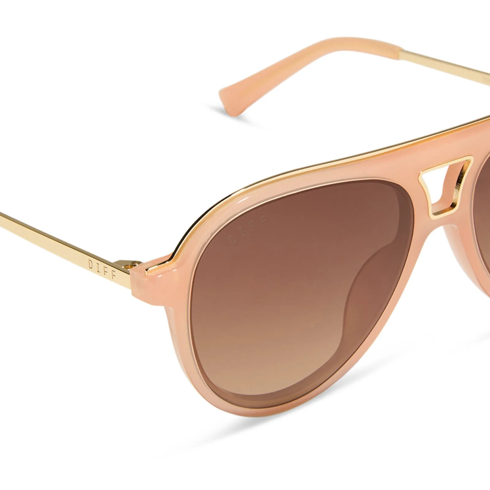 TOSCA III - PEACH   BROWN GRADIENT SUNGLASSES