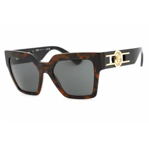 Versace Women's Sunglasses - Havana Full Rim Frame Dark Grey Lens | 0VE4458 542987